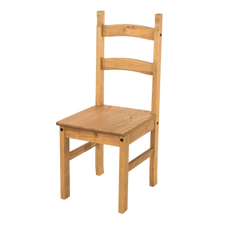 Solid Pine Chairs (Pair)