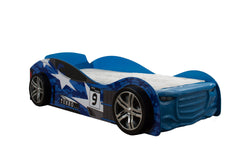 Blue Turbo Car Bed