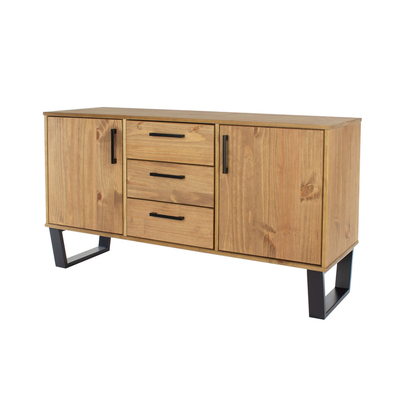 Medium Sideboard With 2 Doors, 3 Drawers