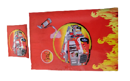 Duvet Set - Fire Engine