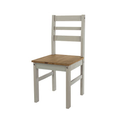 Linea Grey Ladder Back Chair (Pair)