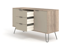 Medium Sideboard With 2 Doors, 3 Drawers