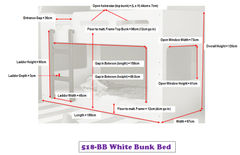 White Bunk Bed