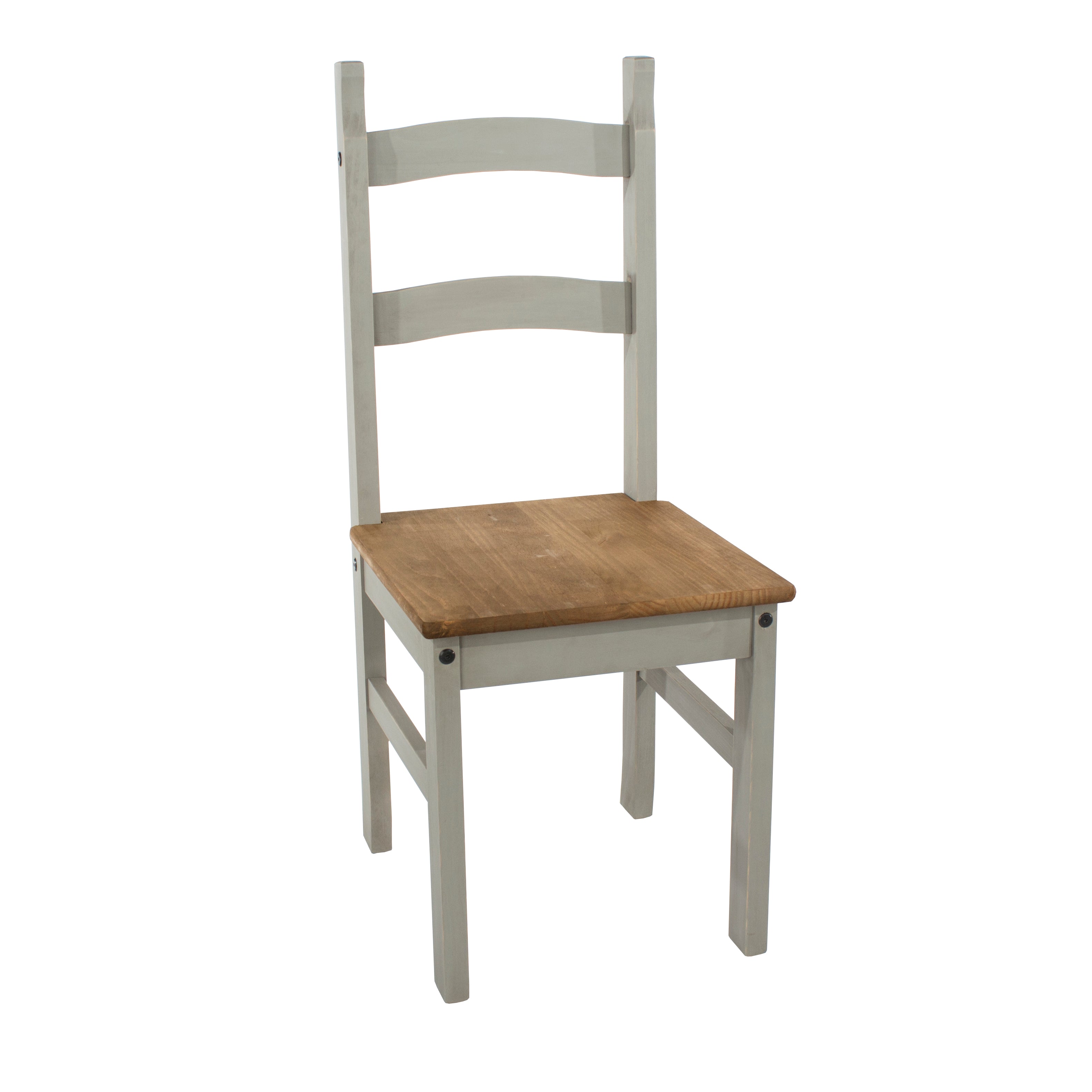Solid Pine Chairs (Pair)