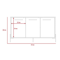 Medium Sideboard With 3 Doors