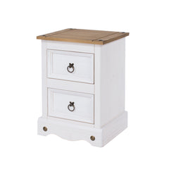 2 Drawer Petite Bedside Cabinet