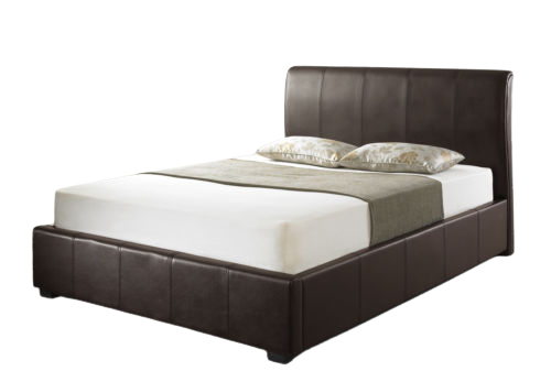 Leather Upholstered Storage Bed