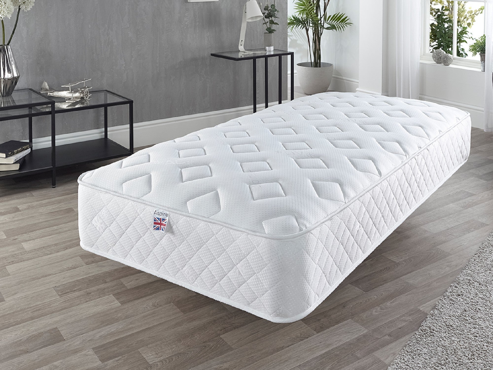 Aspire Double Comfort Memory Rolled Mattress