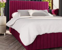 Laurence Llewelyn-Bowen Estella Velvet Fabric Ottoman Bed