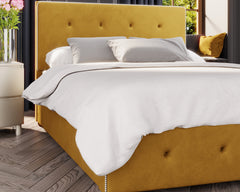 Laurence Llewelyn-Bowen Hesper Velvet Fabric Ottoman Bed