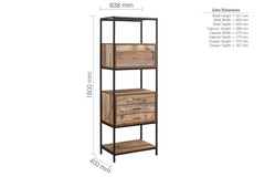 Urban 3 Drawer Shelving Unit