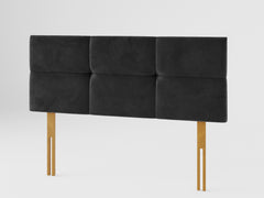 Caine Headboard 60 cm - Plush Velvet - Ebony