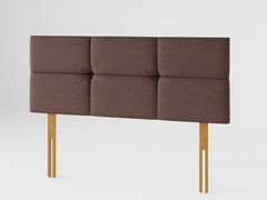 Caine Headboard 60 cm - Yorkshire Knit - Chocolate