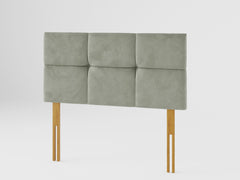 Caine Headboard 60 cm - Plush Velvet - Duck Egg