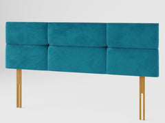 Caine Headboard 60 cm - Plush Velvet - Teal