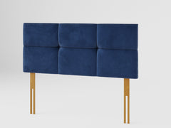 Caine Headboard 60 cm - Plush Velvet - Navy