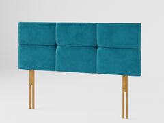 Caine Headboard 60 cm - Plush Velvet - Teal