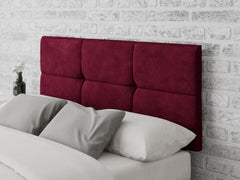 Caine Headboard 60 cm - Kimiyo Linen - Bordeaux