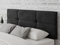 Caine Headboard 60 cm - Plush Velvet - Ebony