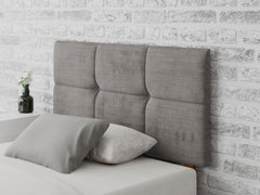 Caine Headboard 60 cm - Firenza Velour - Silver