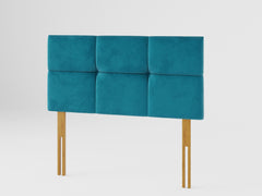 Caine Headboard 60 cm - Plush Velvet - Teal