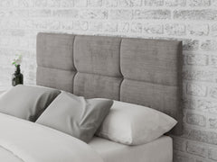 Caine Headboard 60 cm - Firenza Velour - Silver