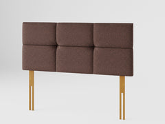 Caine Headboard 60 cm - Yorkshire Knit - Chocolate