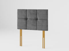 Caine Headboard 60 cm - Firenza Velour - Charcoal