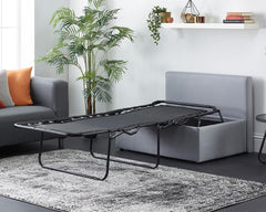 Footstool Sofa Bed - Foldaway Single Guest Bed with Mattress