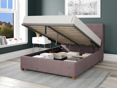 Garland Fabric Ottoman Bed - Plush Velvet - Blush