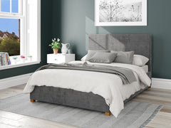 Garland Fabric Ottoman Bed - Firenza Velour - Charcoal