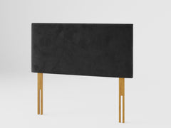 Garland Headboard 60 cm - Plush Velvet - Ebony