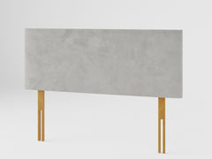 Garland Headboard 60 cm - Plush Velvet - Light Silver