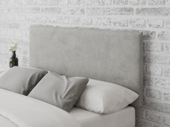 Garland Headboard 60 cm - Plush Velvet - Light Silver