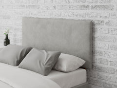 Garland Headboard 60 cm - Plush Velvet - Light Silver