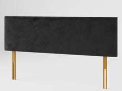 Garland Headboard 60 cm - Plush Velvet - Ebony