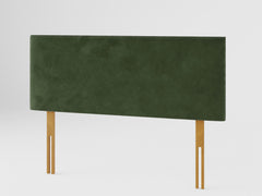 Garland Headboard 60 cm - Plush Velvet - Forest Green