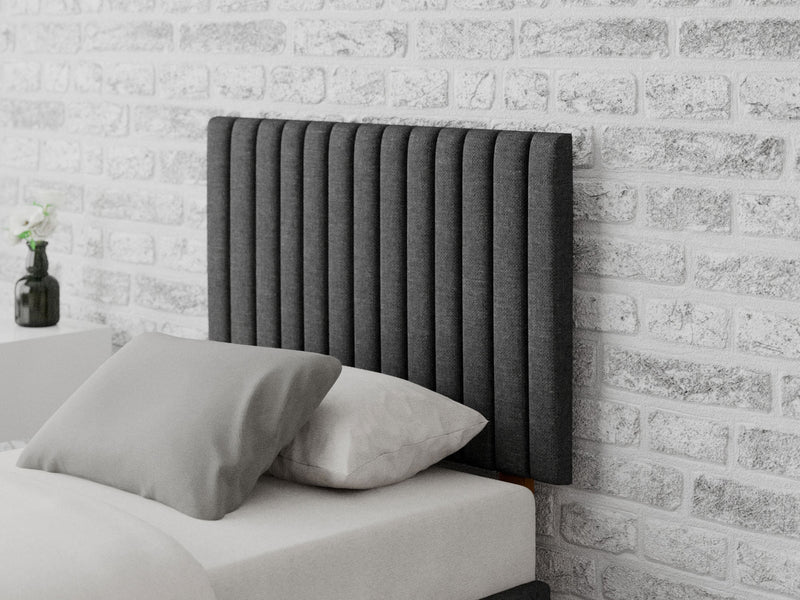 Grant Headboard 60 cm - Saxon Twill - Charcoal