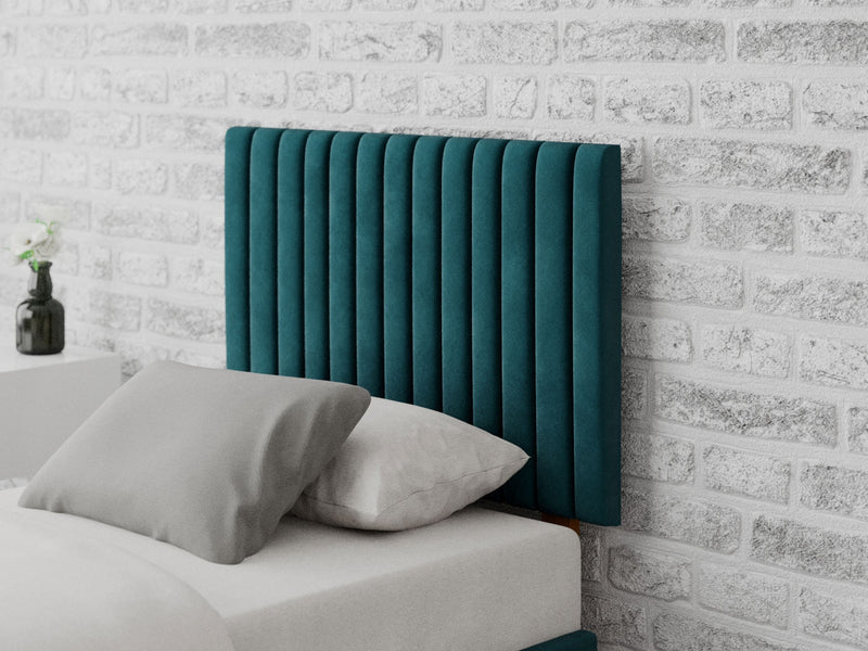 Grant Headboard 60 cm - Plush Velvet - Emerald