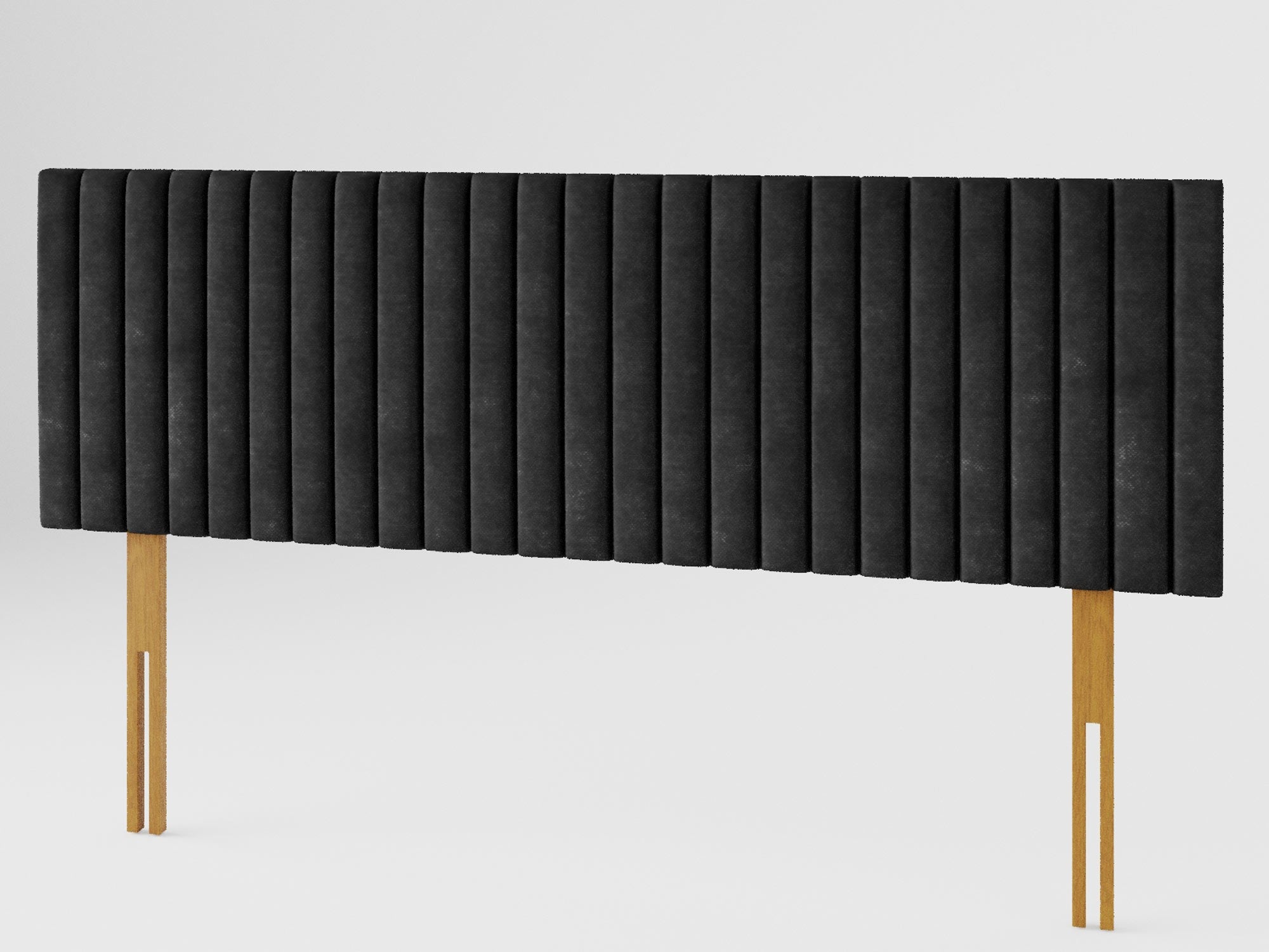 Grant Headboard 60 cm - Kimiyo Linen - Charcoal