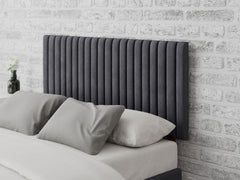 Grant Headboard 60 cm - Plush Velvet - Steel