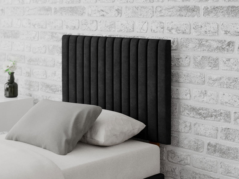 Grant Headboard 60 cm - Kimiyo Linen - Charcoal