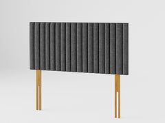 Grant Headboard 60 cm - Saxon Twill - Charcoal