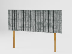 Grant Headboard 60 cm - Distressed Velvet - Platinum