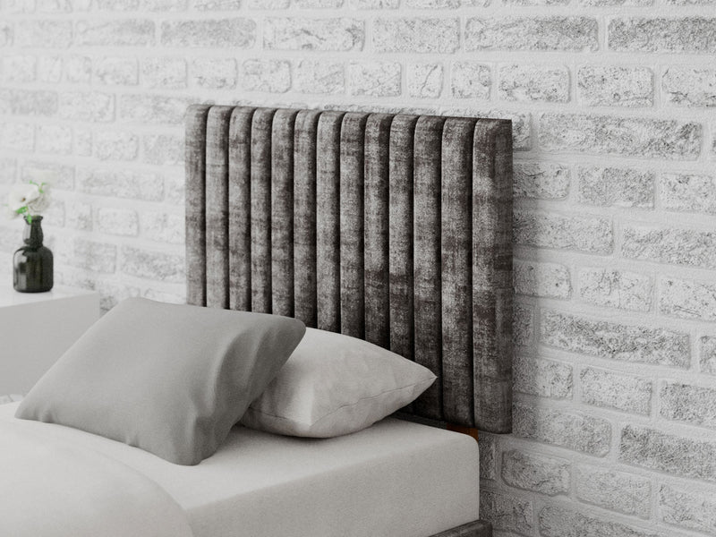 Grant Headboard 60 cm - Distressed Velvet - Slate