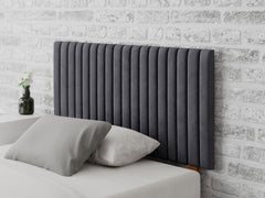 Grant Headboard 60 cm - Plush Velvet - Steel