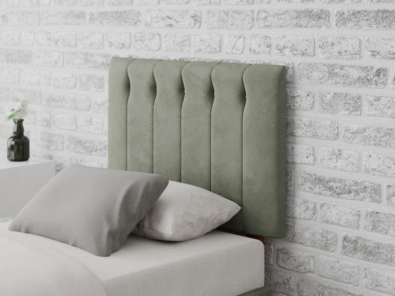 Hepburn Headboard 60 cm - Plush Velvet - Duck Egg