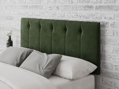 Hepburn Headboard 60 cm - Plush Velvet - Forest Green