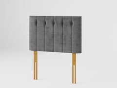 Hepburn Headboard 60 cm - Firenza Velour - Charcoal