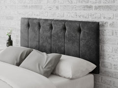 Hepburn Headboard 60 cm - Mirazzi Velvet - Black